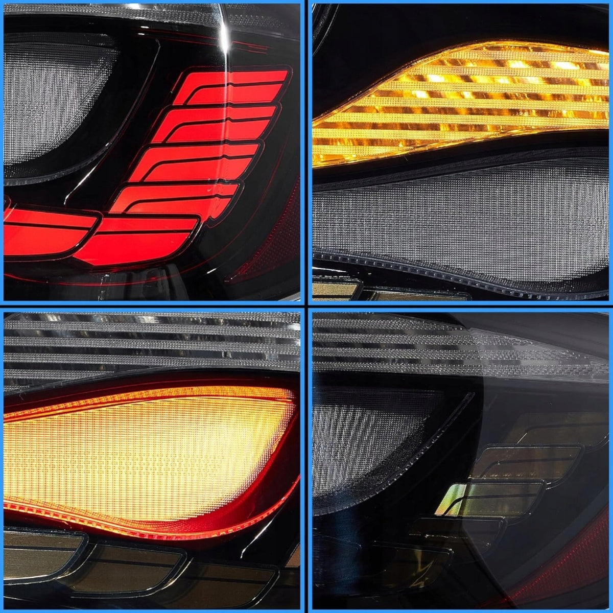 Lampy Tylne Tył BMW F22 F23 F87 GTS Style Czerwone OLED