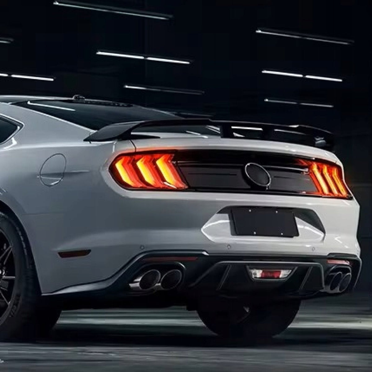 LAMPA LAMPY TYŁ LED VLAND EUROPA CZERWONE HOMOLOGACJA FORD MUSTANG 2015-23