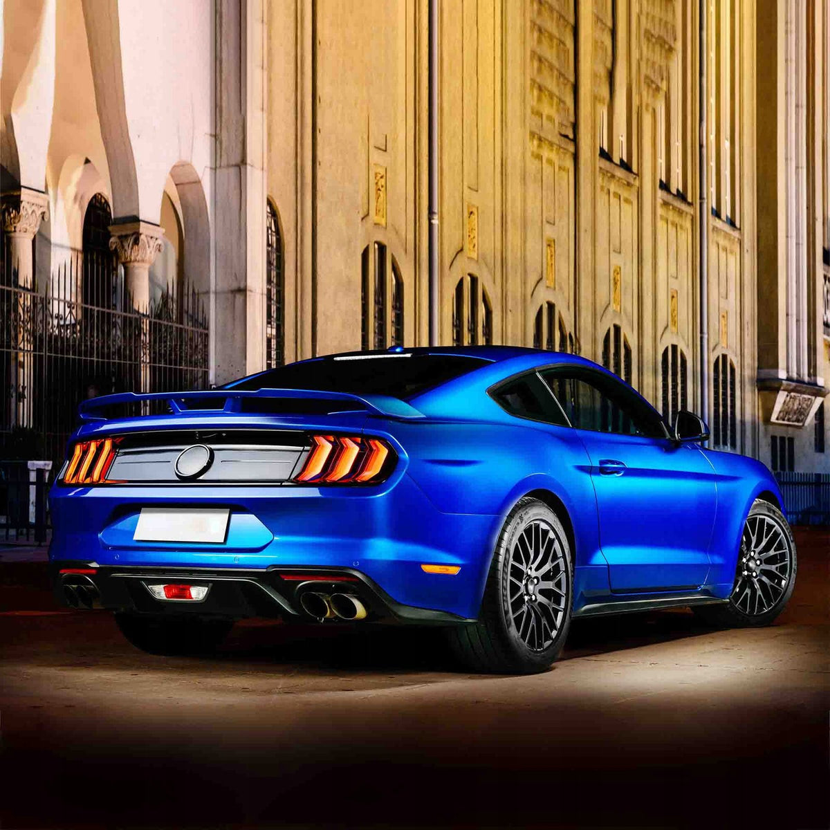 LAMPA LAMPY TYŁ LED VLAND EUROPA CZERWONE HOMOLOGACJA FORD MUSTANG 2015-23