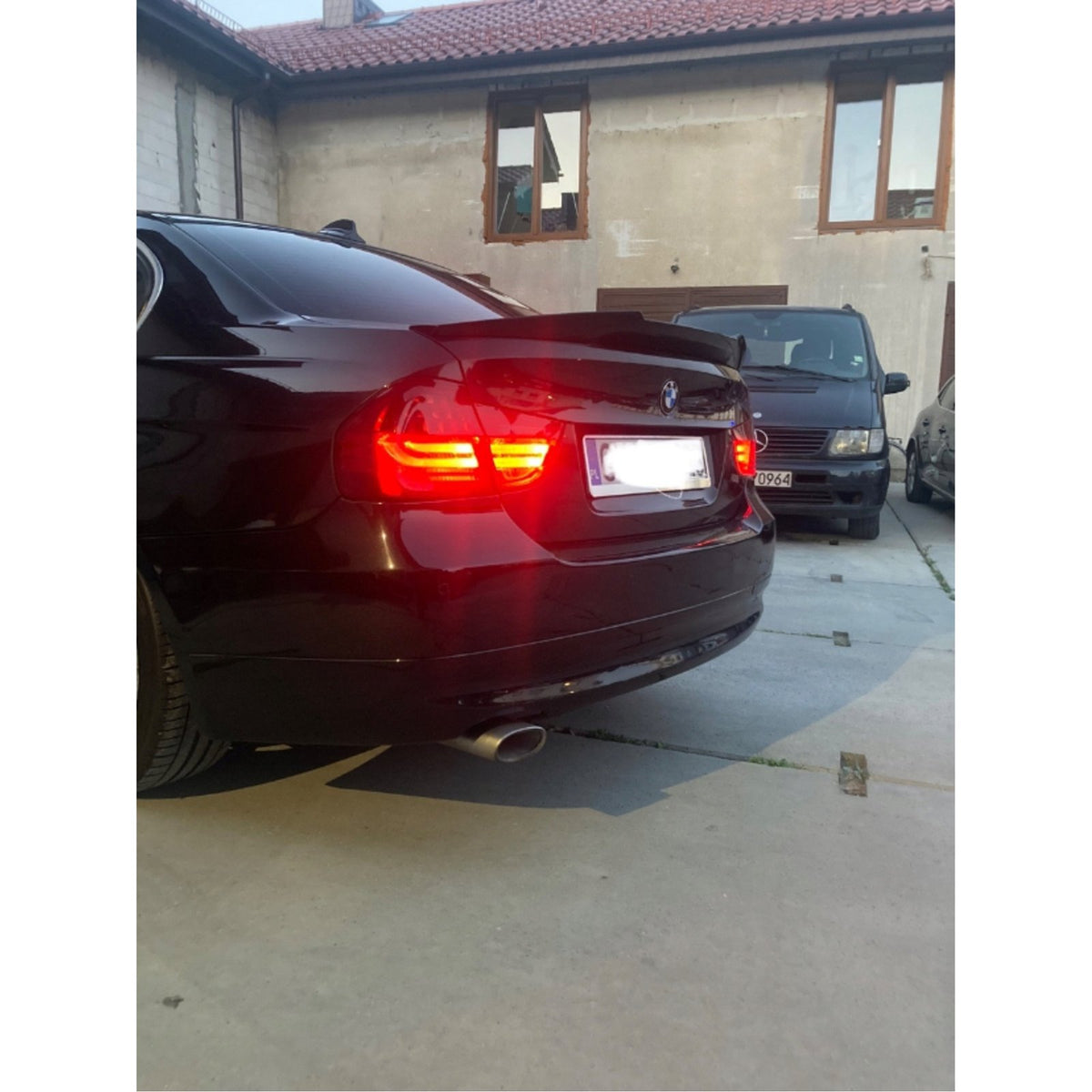 Spoiler Lotka Klapy Bagażnika BMW E90 / M3 PSM Style Czarny Połysk (2005-2012)