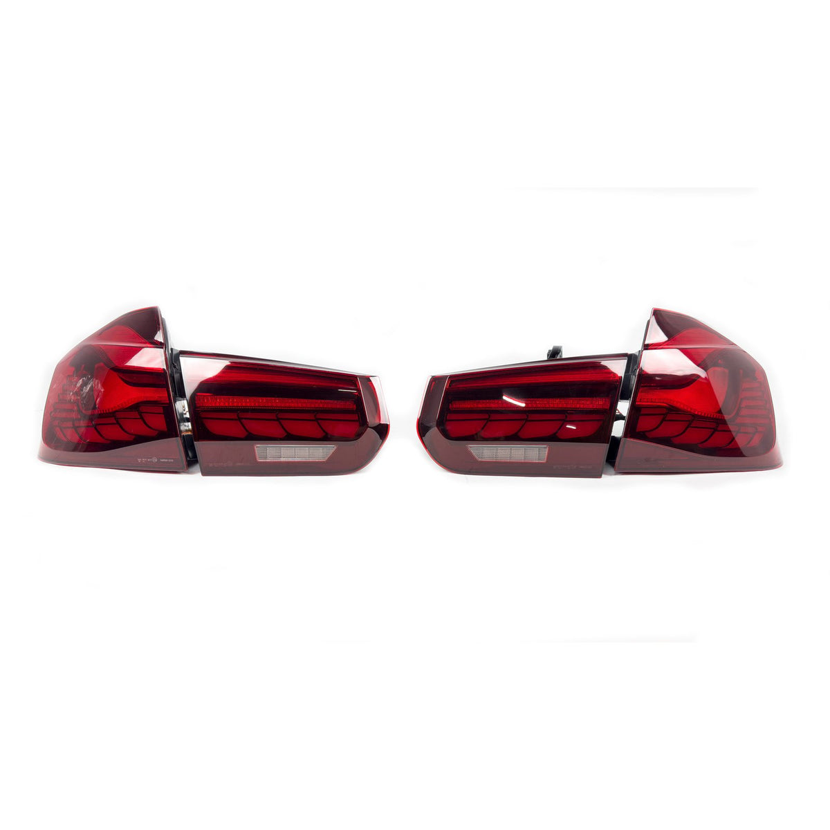 Lampy Tylne Tył BMW F30 F80 GTS Style Czerwone