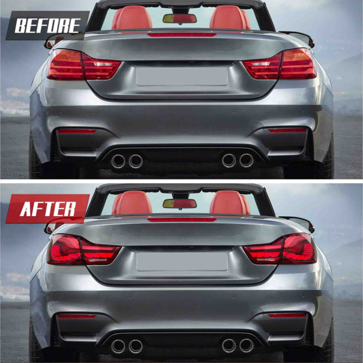 Lampy Tylne BMW F32 F33 F36 F82 F83 GTS Style Czerwone LED
