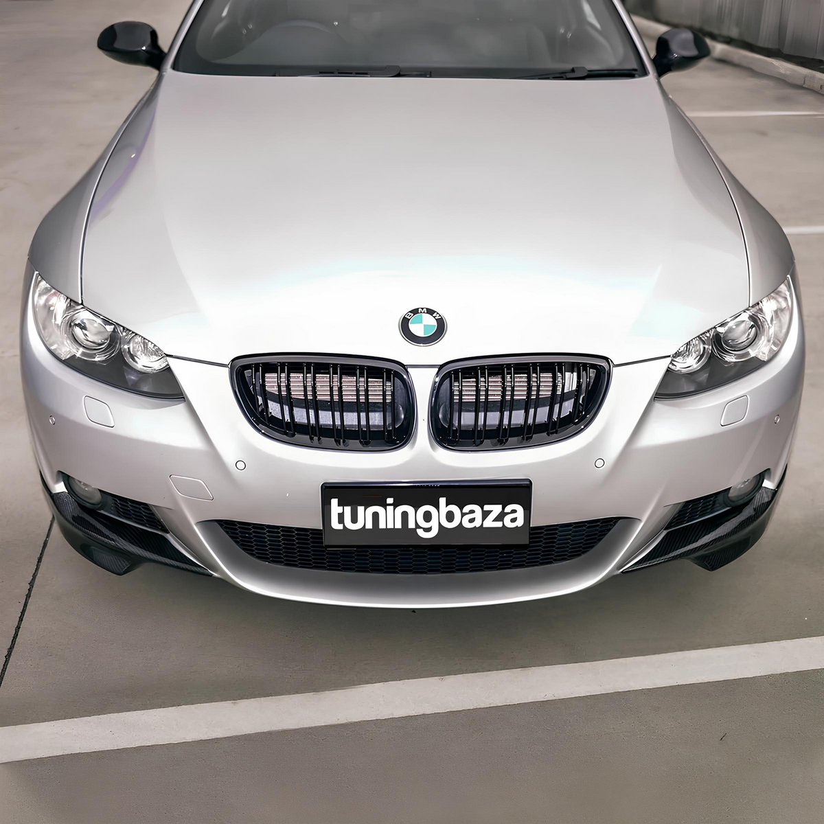 Atrapa Nerki Grill BMW 3 E92 E93 PRE-LCI M3 Style Czarny Połysk (2006-2010)