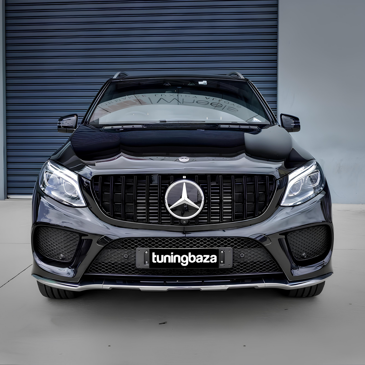 Atrapa Grill Mercedes GLE W166 (2015-2018) GT-Style Czarny Połysk