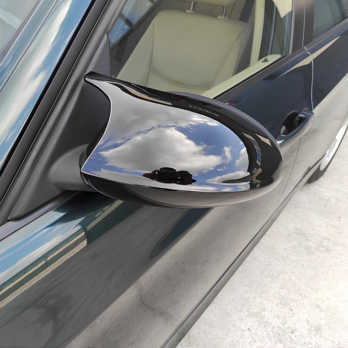 Obudowy lusterek BMW E90 E91 E92 E93 Polift M3 Style Czarny Połysk