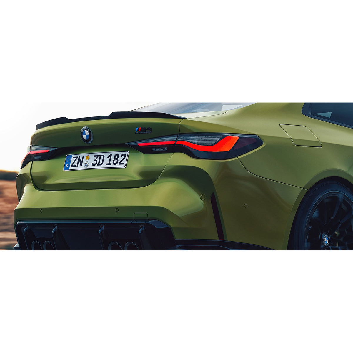 Spoiler Lotka Klapy Bagażnika BMW 4 G22 / M4 G82 (2020-ON) M4-Style Czarny Połysk