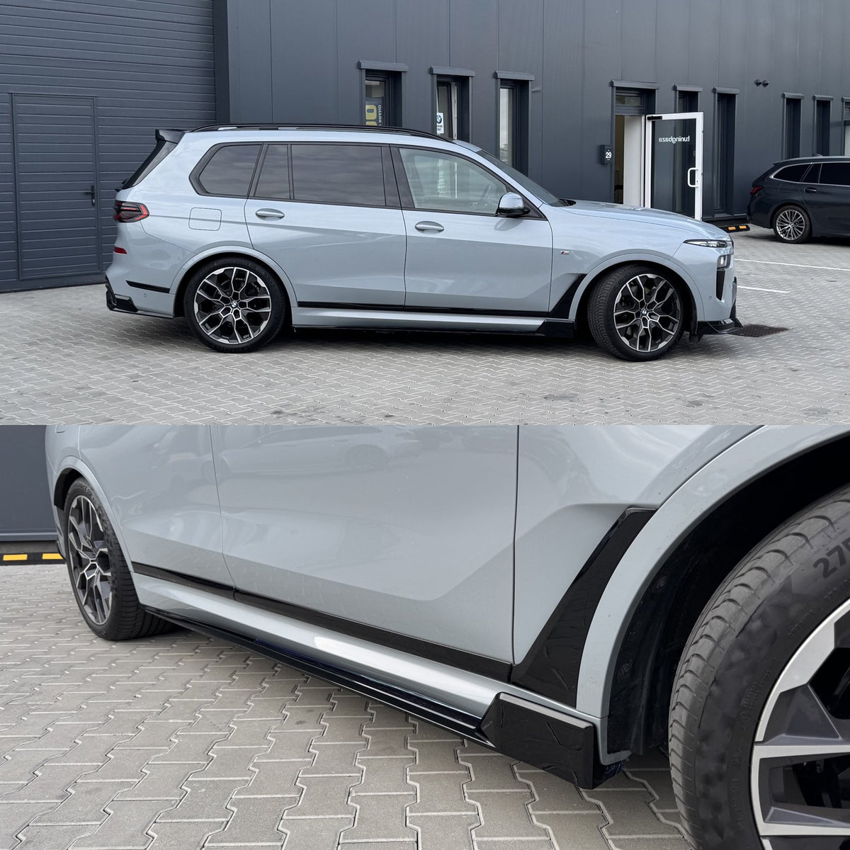 Aerokit BMW X7 G07 LCI Black Knight Style Czarny Połysk (2023–2026) (Zestaw dokładek)