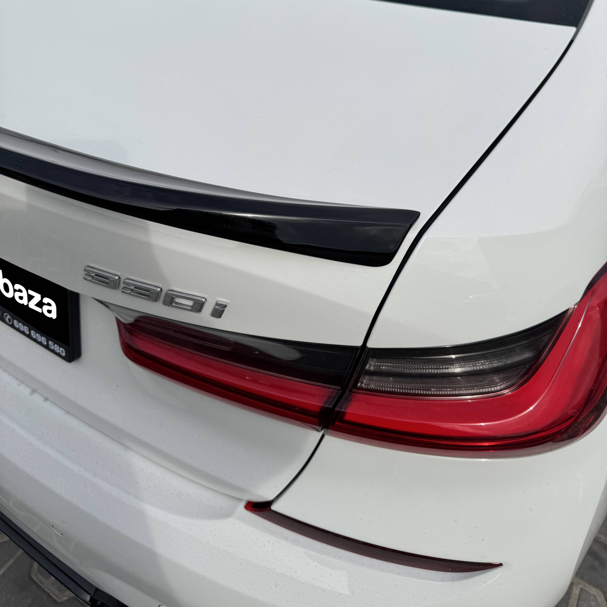 Spoiler Lotka Klapy BMW G20 / G80 M3 (2018-ON) MP-Style Czarny Połysk