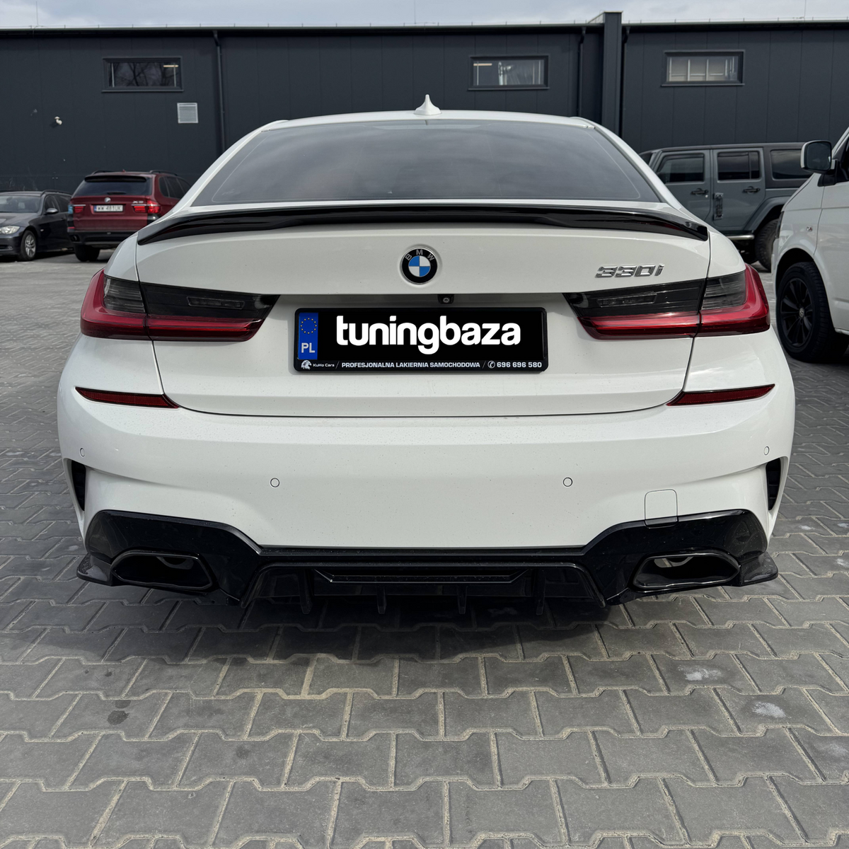 Spoiler Lotka Klapy BMW G20 / G80 M3 (2018-ON) MP-Style Czarny Połysk