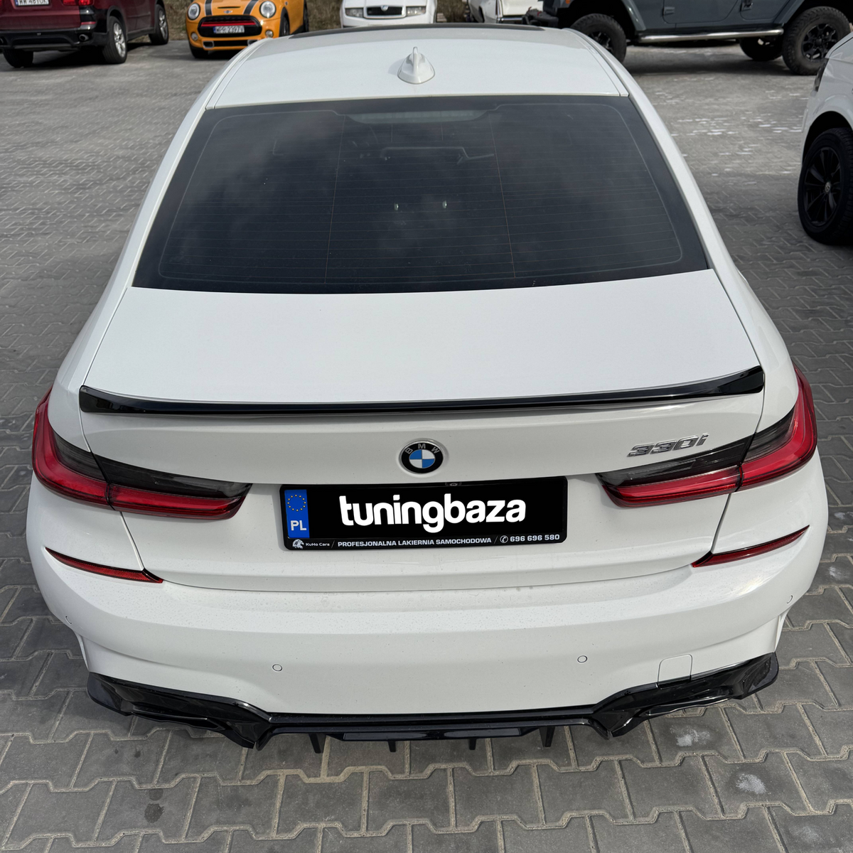 Spoiler Lotka Klapy BMW G20 / G80 M3 (2018-ON) MP-Style Czarny Połysk