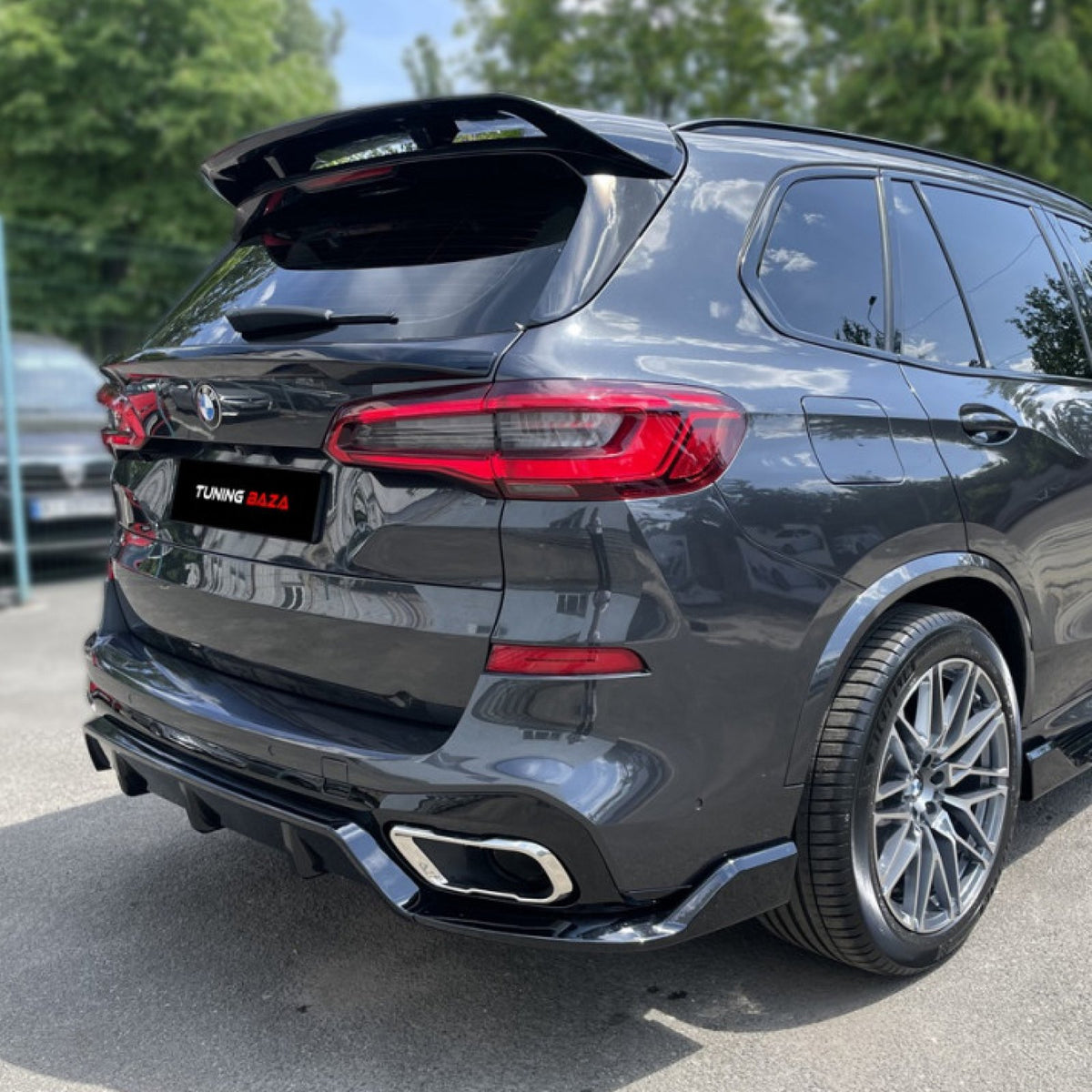 Spoiler Lotka Dachowa BMW X5 G05 (2018-ON) M-Style Czarny Połysk