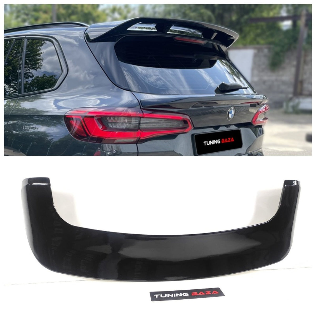 Spoiler Lotka Dachowa BMW X5 G05 (2018-ON) M-Style Czarny Połysk