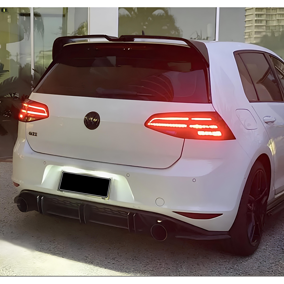 Spoiler Lotka Dachowa Volkswagen Golf 7 / 7.5 MK7 GTI/GTD/R (2012–2020) Oettinger-Style Czarny Połysk