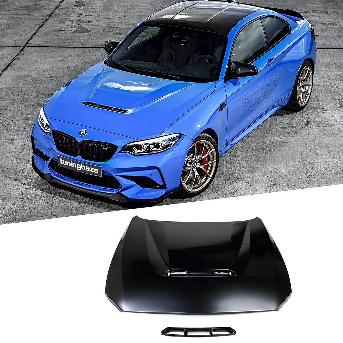 Maska BMW F20/F21/F22/F23/F87 Aluminiowa CS Style