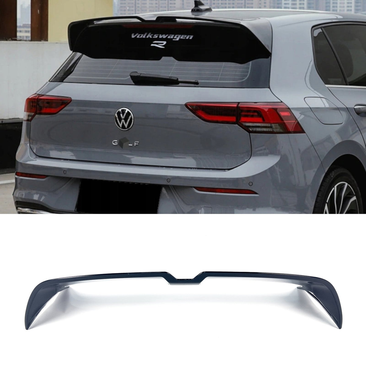 Spoiler Lotka Dachowa Volkswagen Golf 8 Oettinger Style Czarny Połysk (2020+)