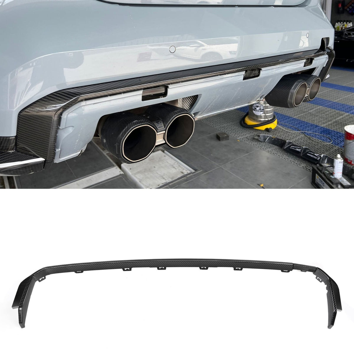 Karbonowa Ramka Zderzaka Dyfuzora Tył BMW G80 G81 G82 G83 OEM Style