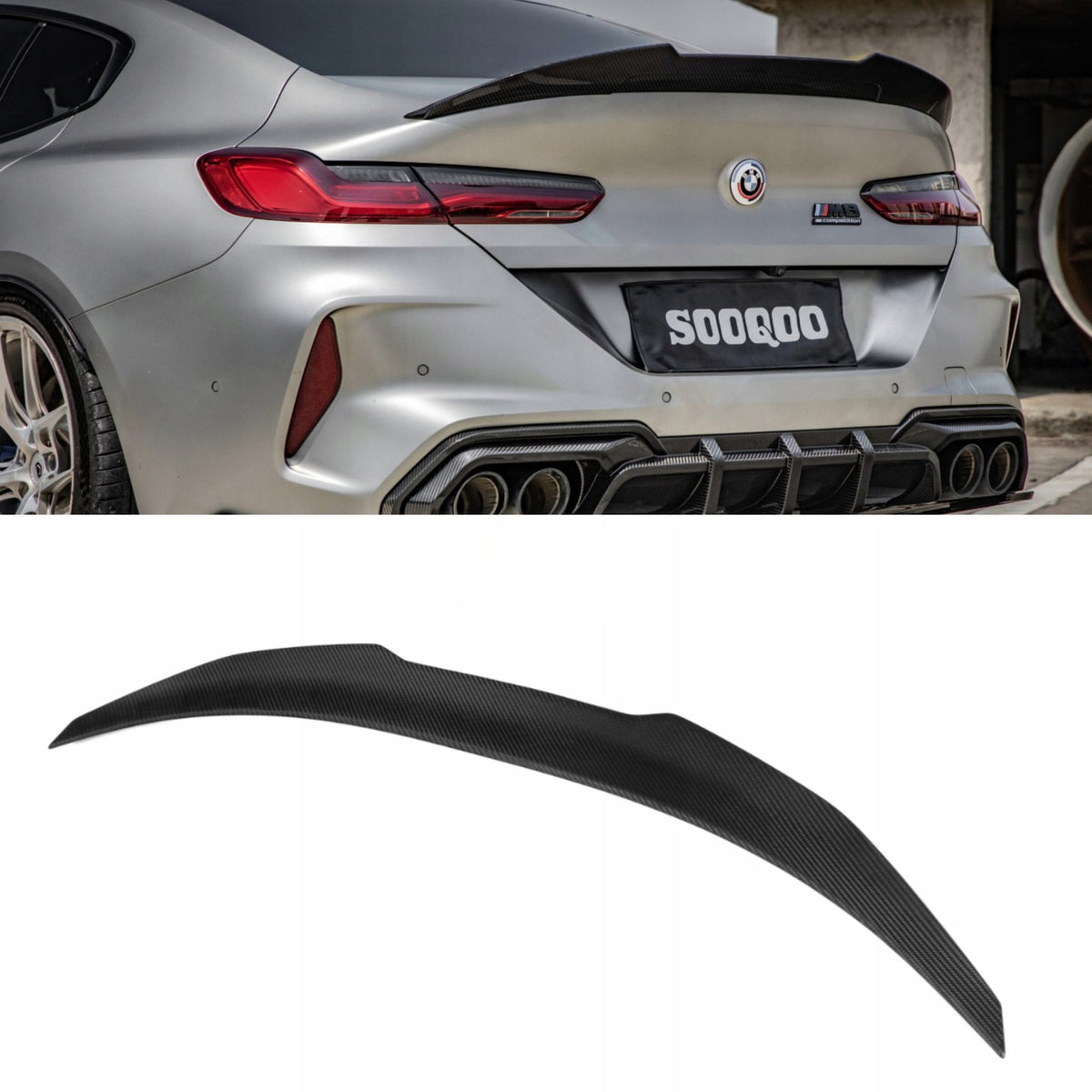 Karbonowy Spoiler Lotka Klapy BMW G16 F93 Gran Coupe PSM Style