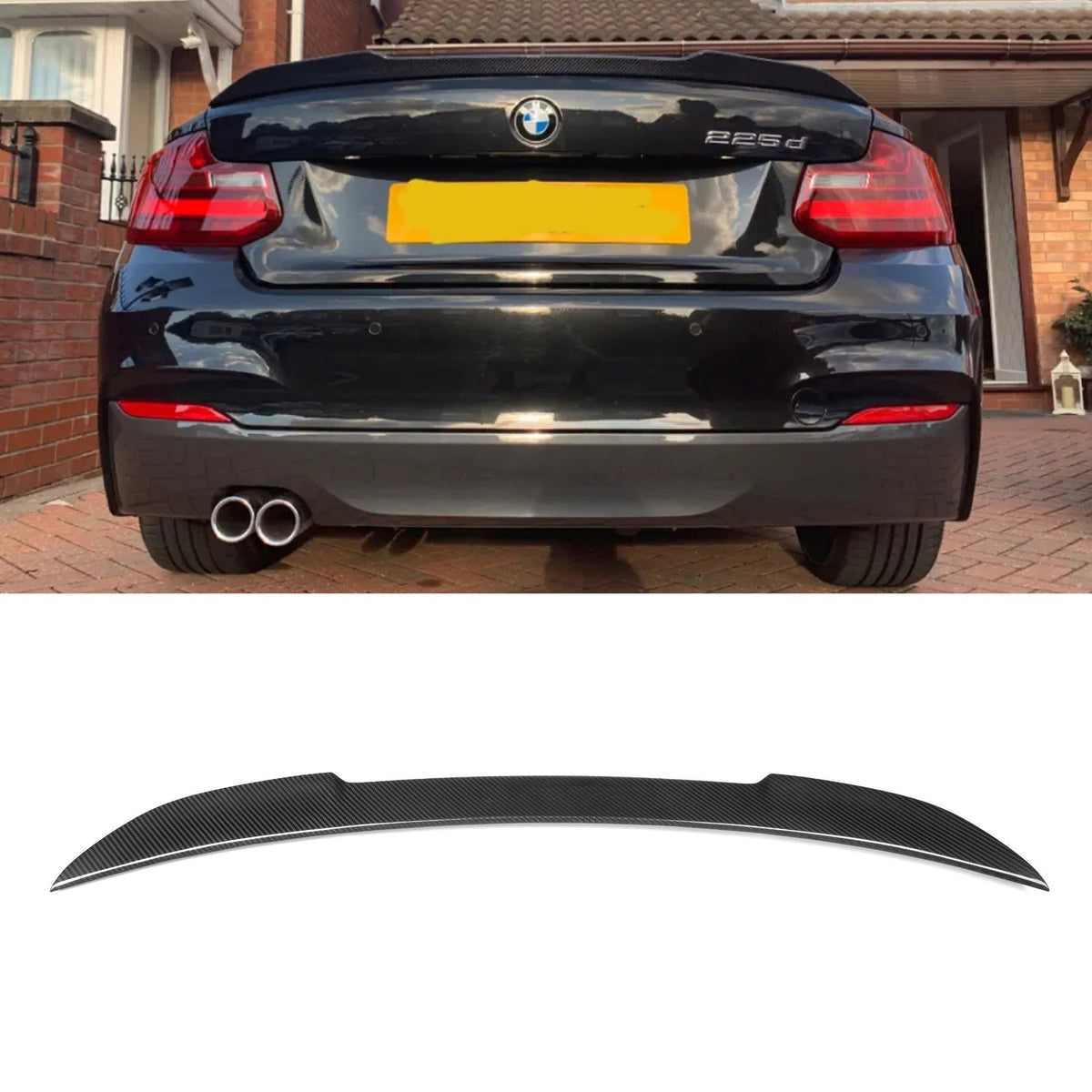 Spoiler na klapę bagażnika BMW F22 F87 CS Style Carbon / Karbonowy