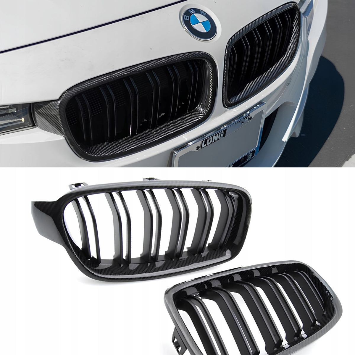 Karbonowa Atrapa Nerki Grill BMW F30 F31 M3 Style