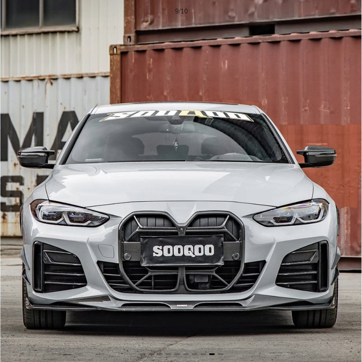 Karbonowa Dokładka Spoiler Splitter Pzód BMW G26 SQ Style
