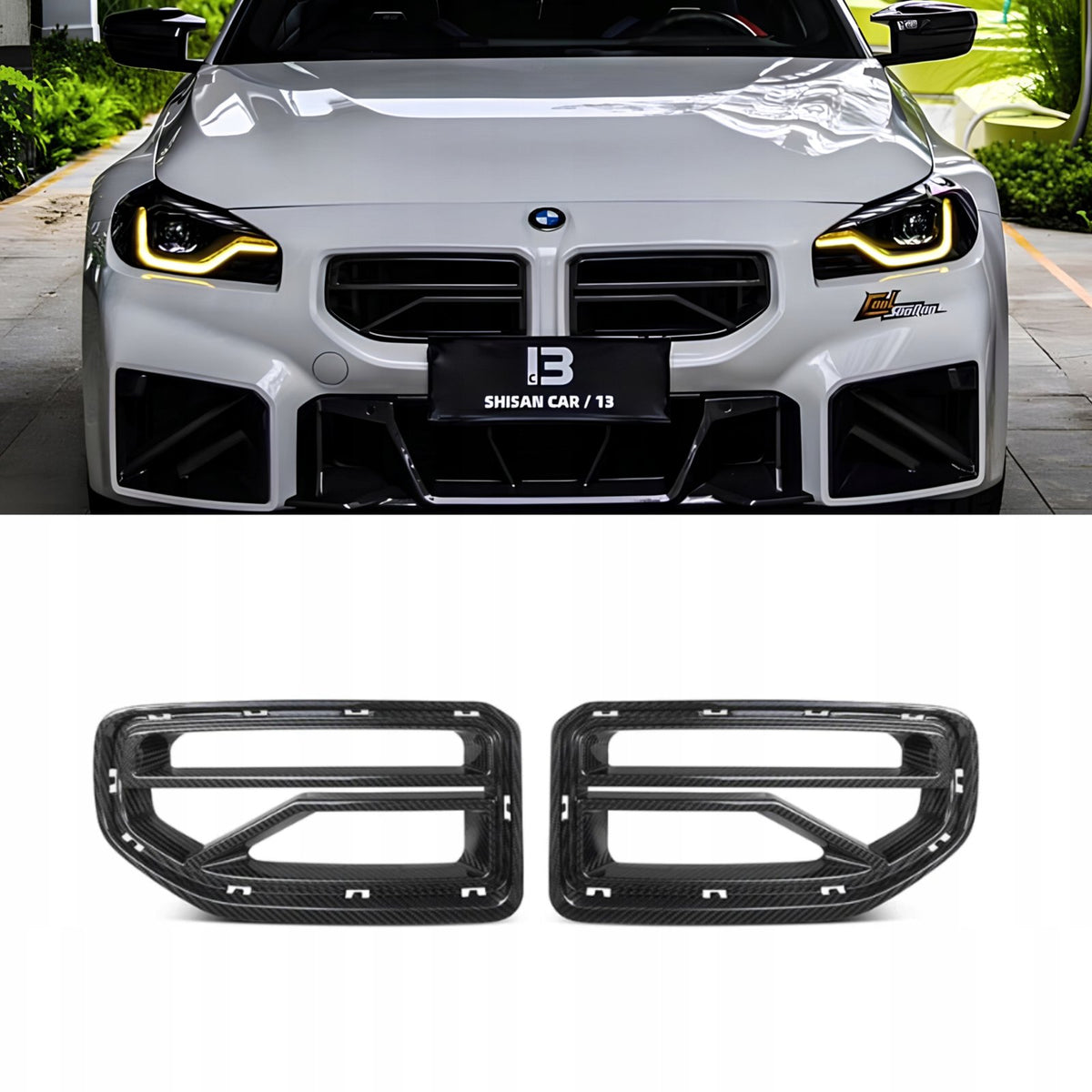 Karbonowa Atrapa Nerki Grill BMW M2 G87 SQ Style