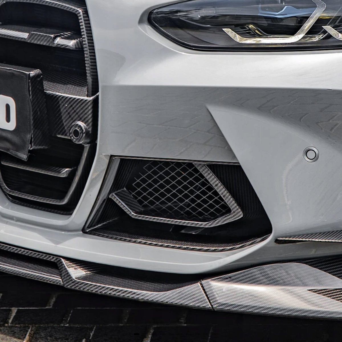 Karbonowe Wloty powietrza przedniego zderzaka BMW G80 G81 G82 G83 SQ Style