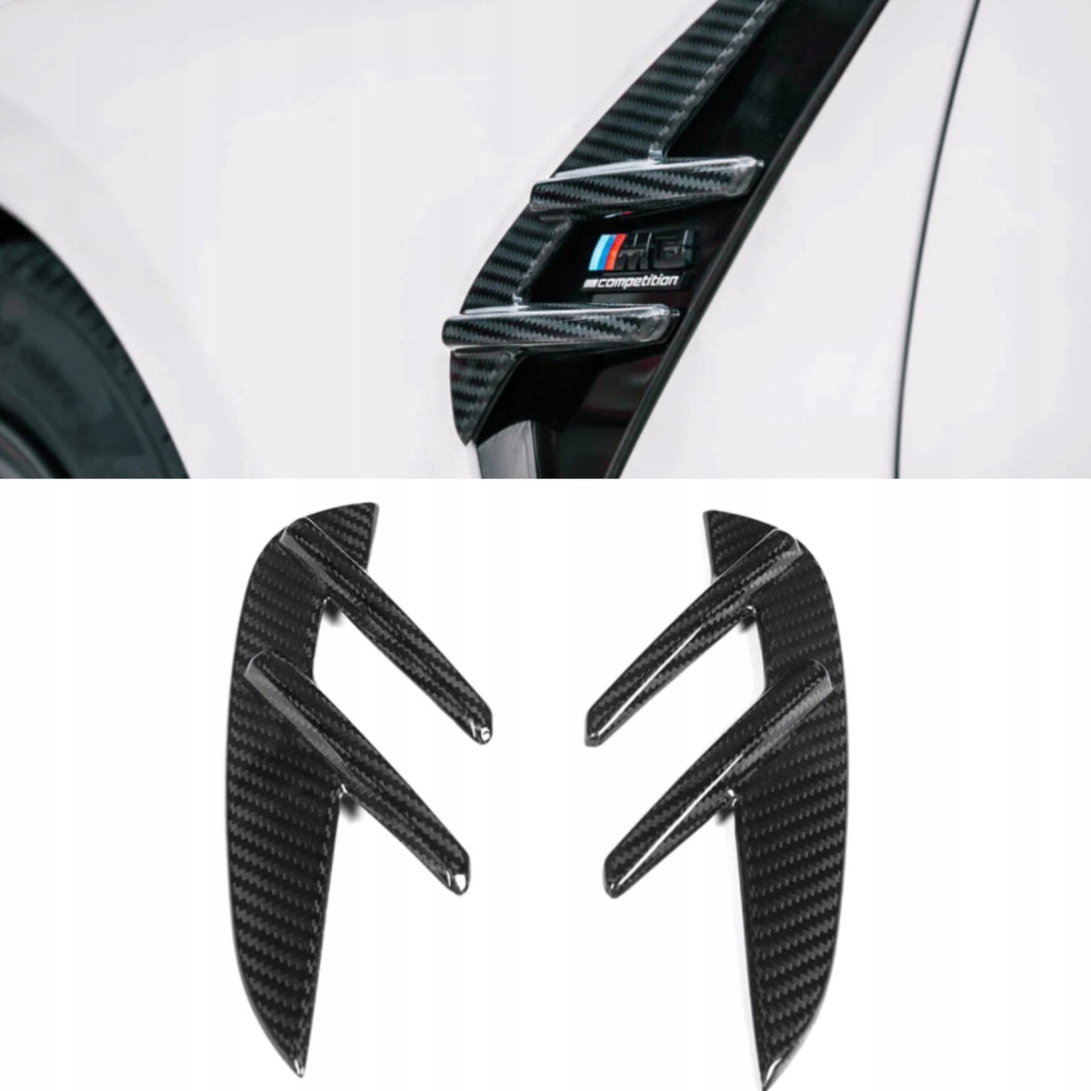 Karbonowe Dekory Nakładki Błotników BMW M3 G80 G81