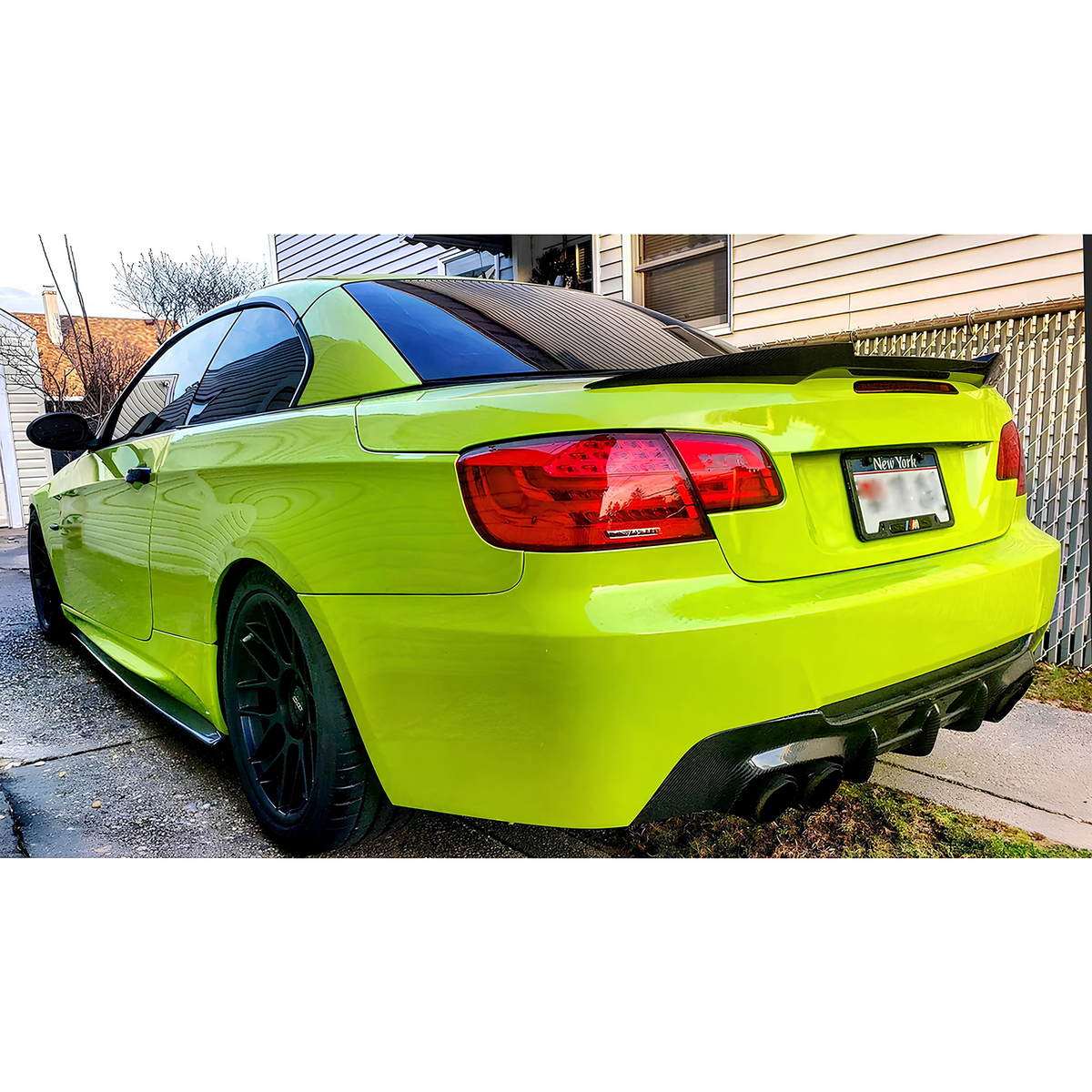 Spoiler Lotka Klapy BMW E93 / E93 M3 (2006-2013) M4 Style Czarny Połysk