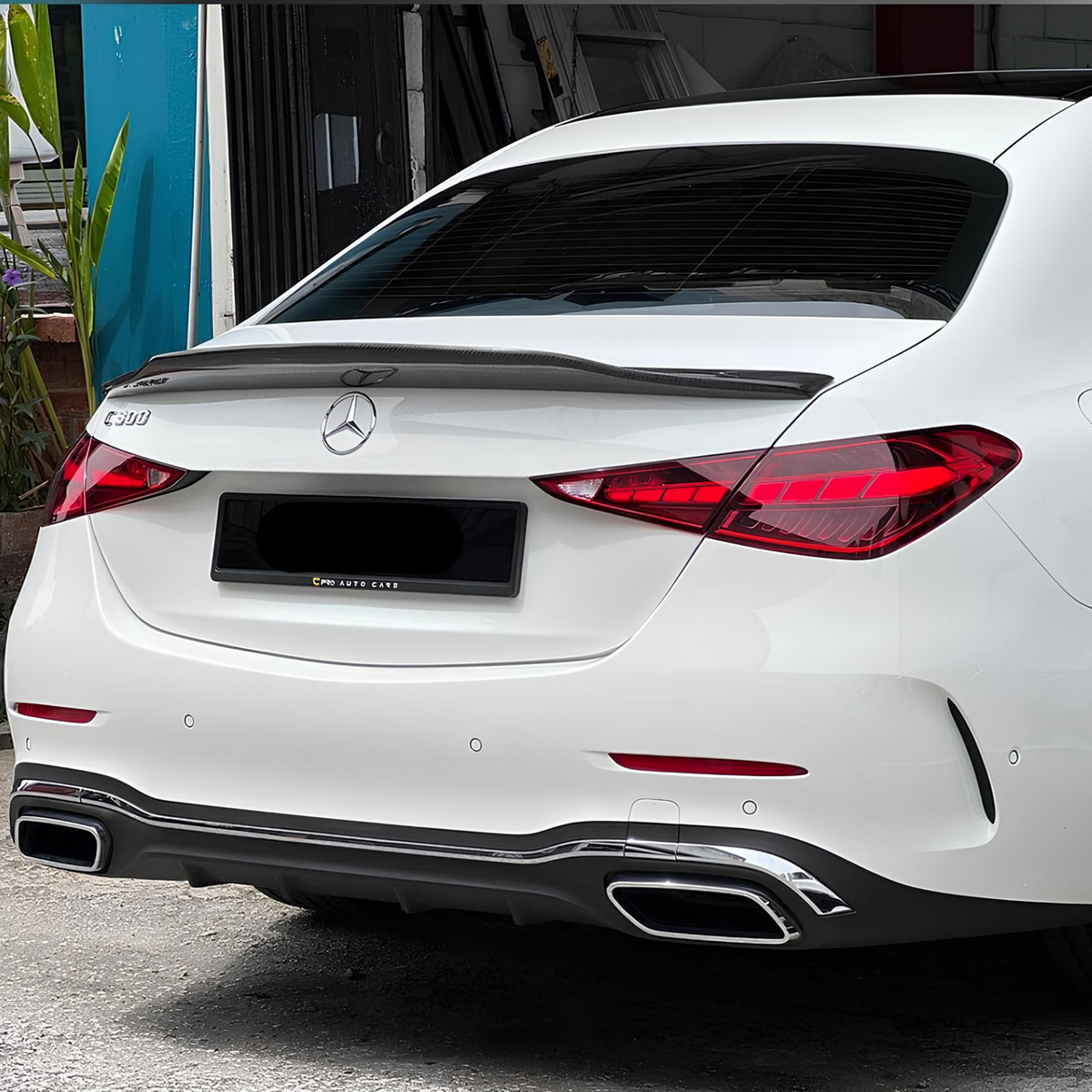Spoiler Lotka Klapy Bagażnika Mercedes C-Klasa W206 (2021-ON) PSM-Style Czarny Połysk