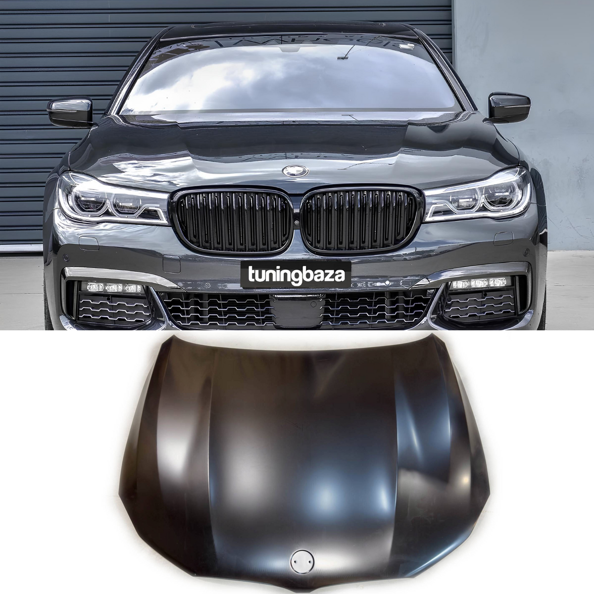 Maska Pokrywa Silnika Przednia Aluminiowa do BMW G11/G12 Przedlift 2015–2019