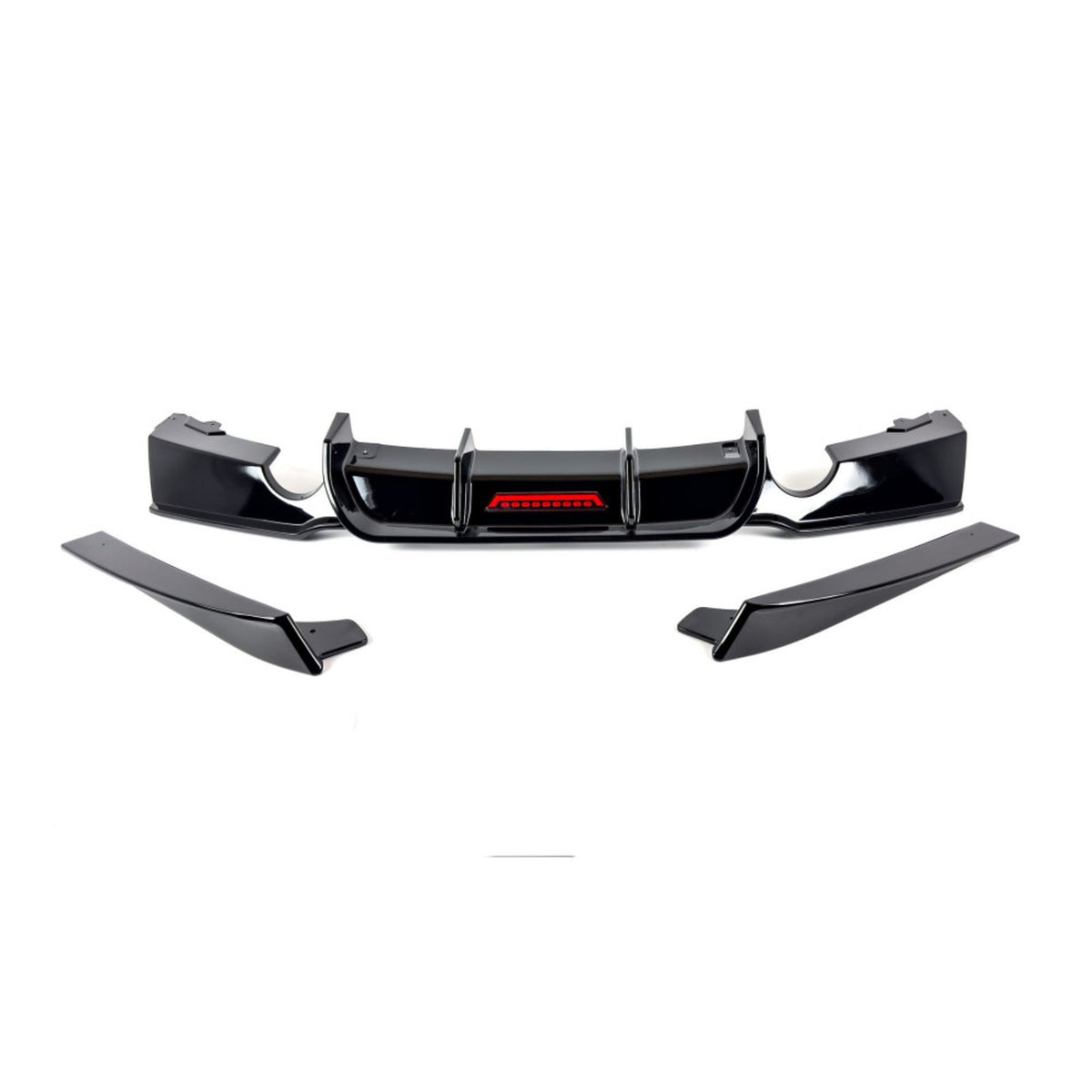 Dyfuzor Tylny BMW F30 / F31 335i MP Style LED Czarny Połysk (2012–2018) 0-0
