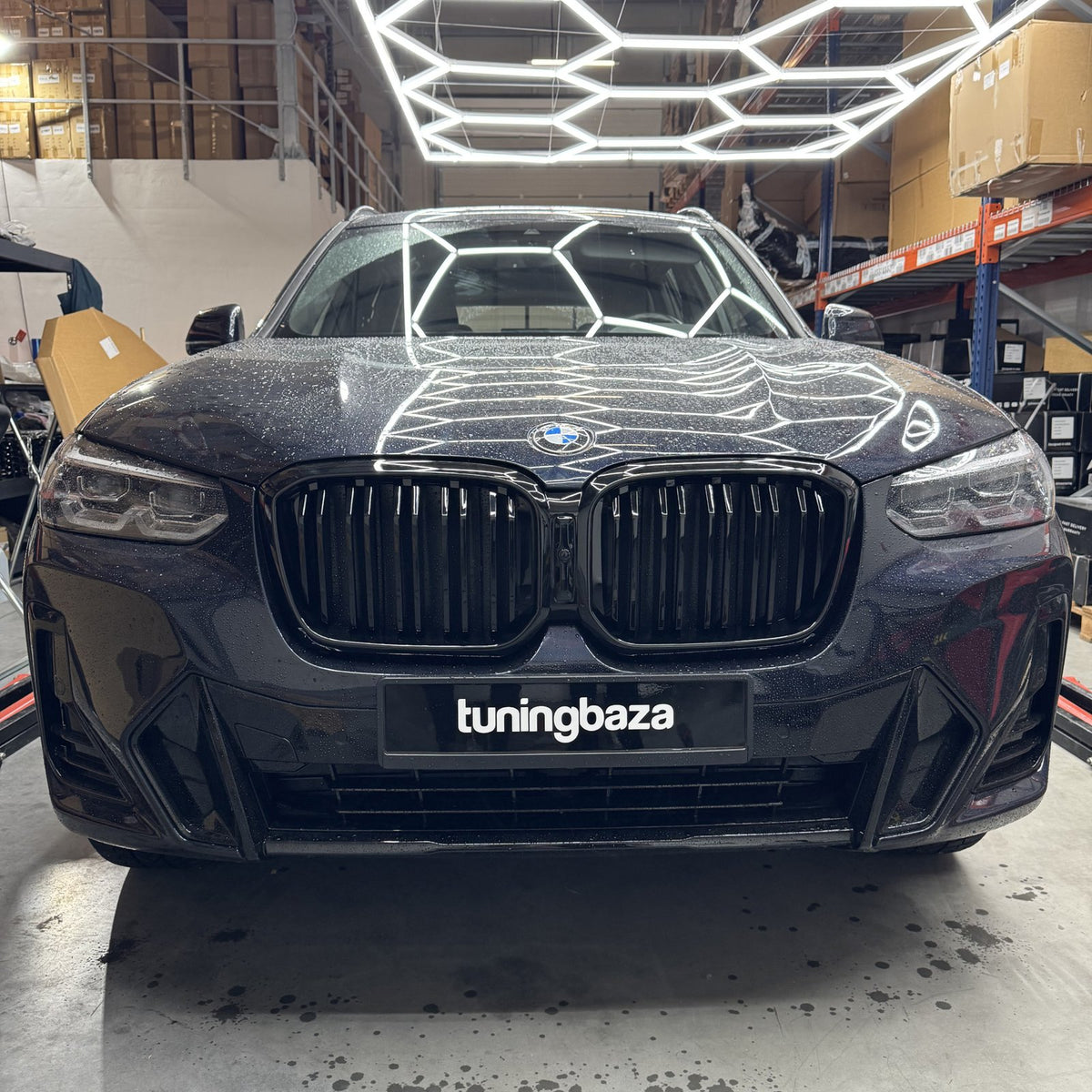 Atrapa Nerki Grill BMW X3 G01 X4 G02 (2021–2024) LCI M-Style Czarny Połysk