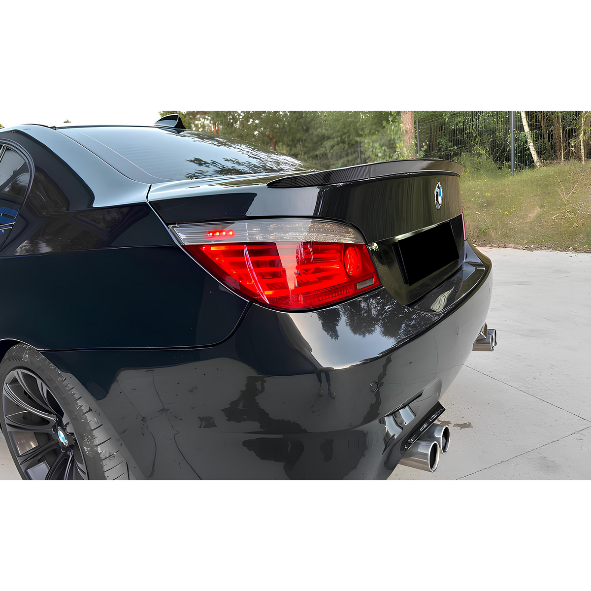 Spoiler Lotka Klapy Bagażnika BMW E60 / E60 M5 (2003-2009) MP-Style Czarny Połysk