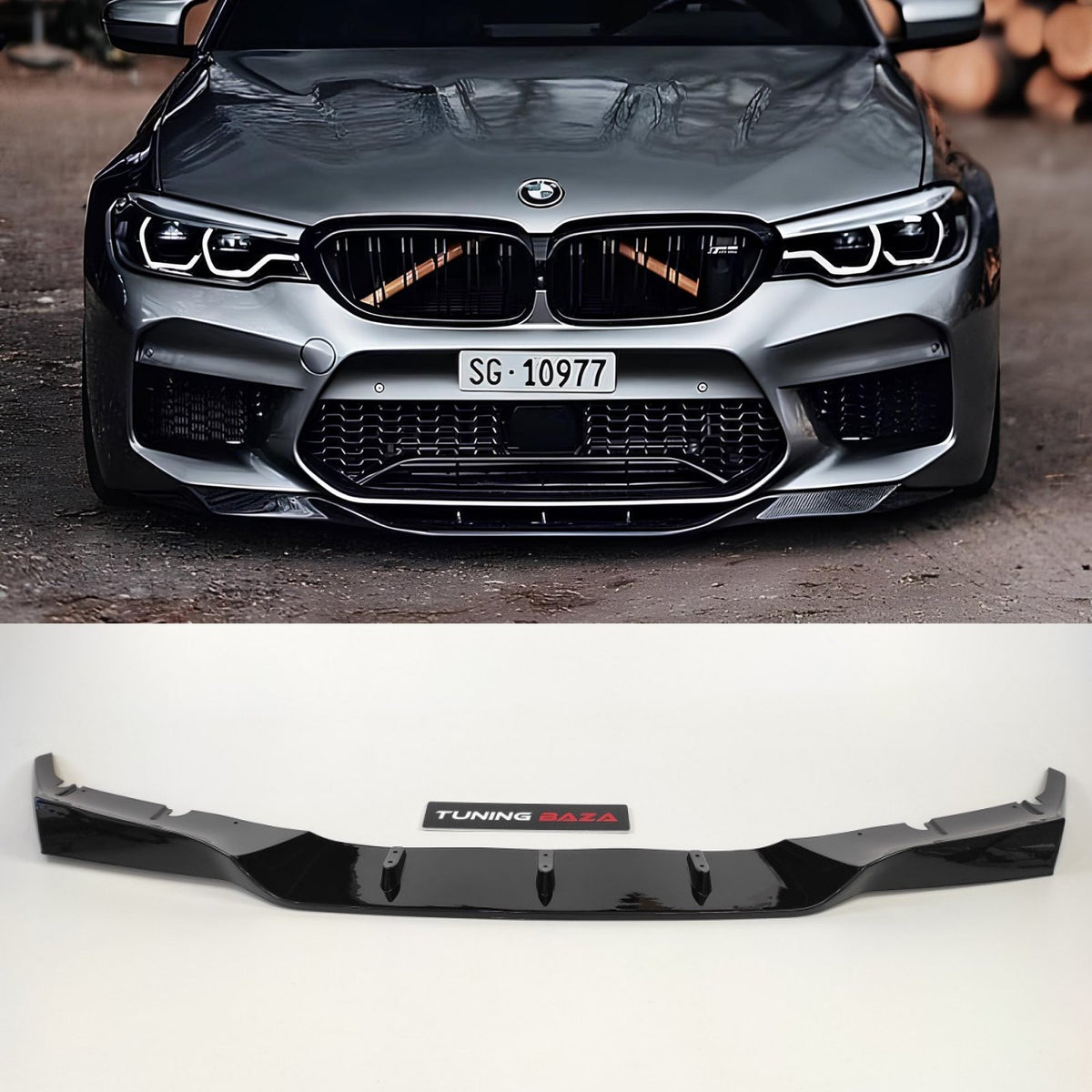 Dokładka Splitter Przód do BMW M5 F90 (2017–2020) – Gloss Black