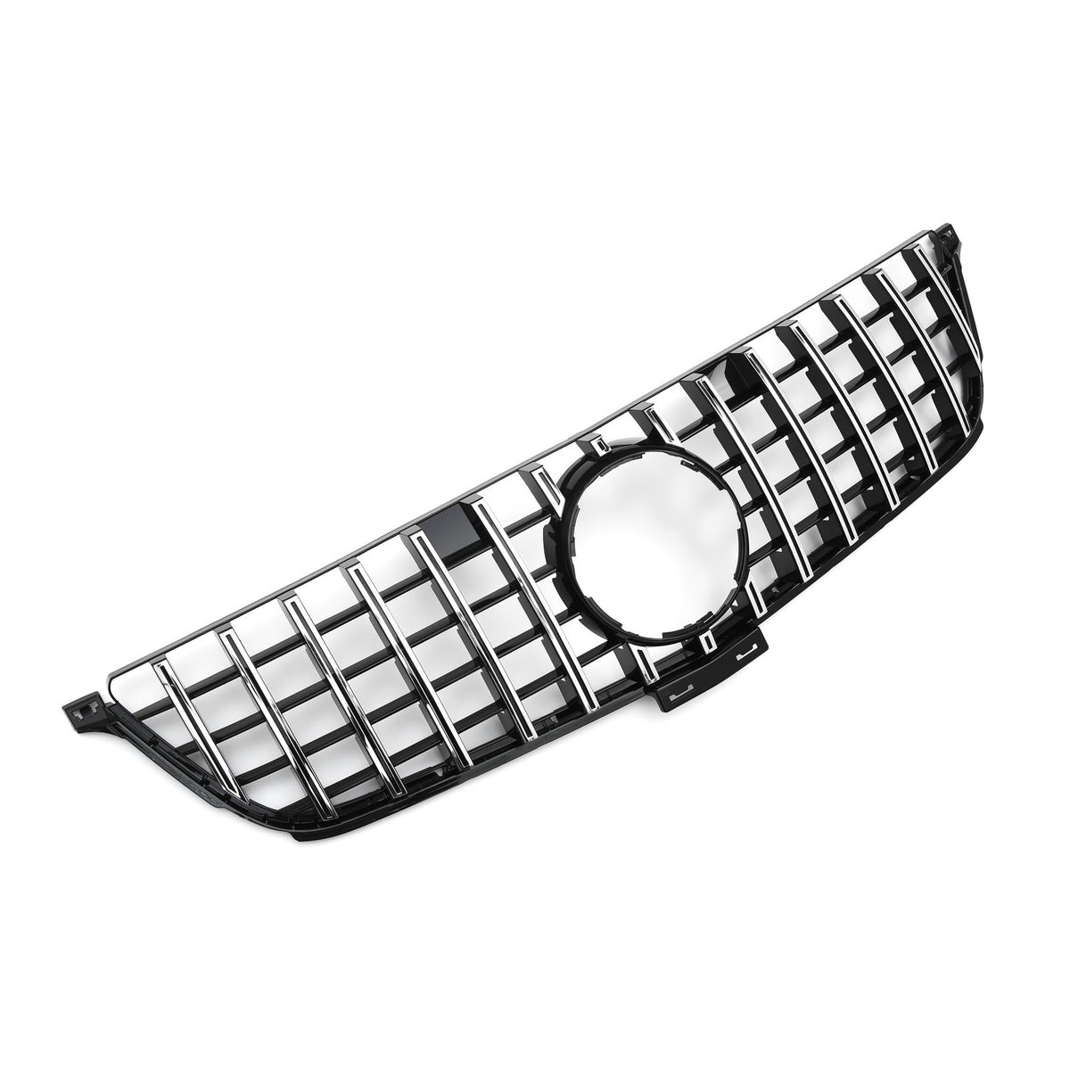 Atrapa Grill Mercedes ML W166 (2012-2015) GT-Style Czarny Połysk + Chrom