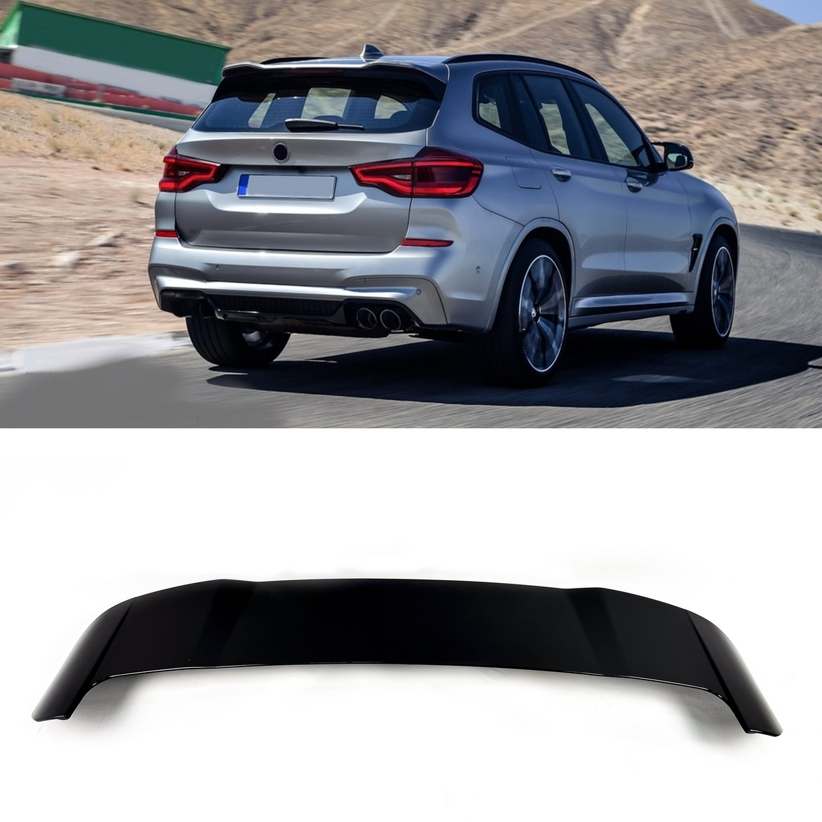 Spoiler Lotka Dachowa BMW X3 G01 (2017-2024) BK-Style Czarny Połysk