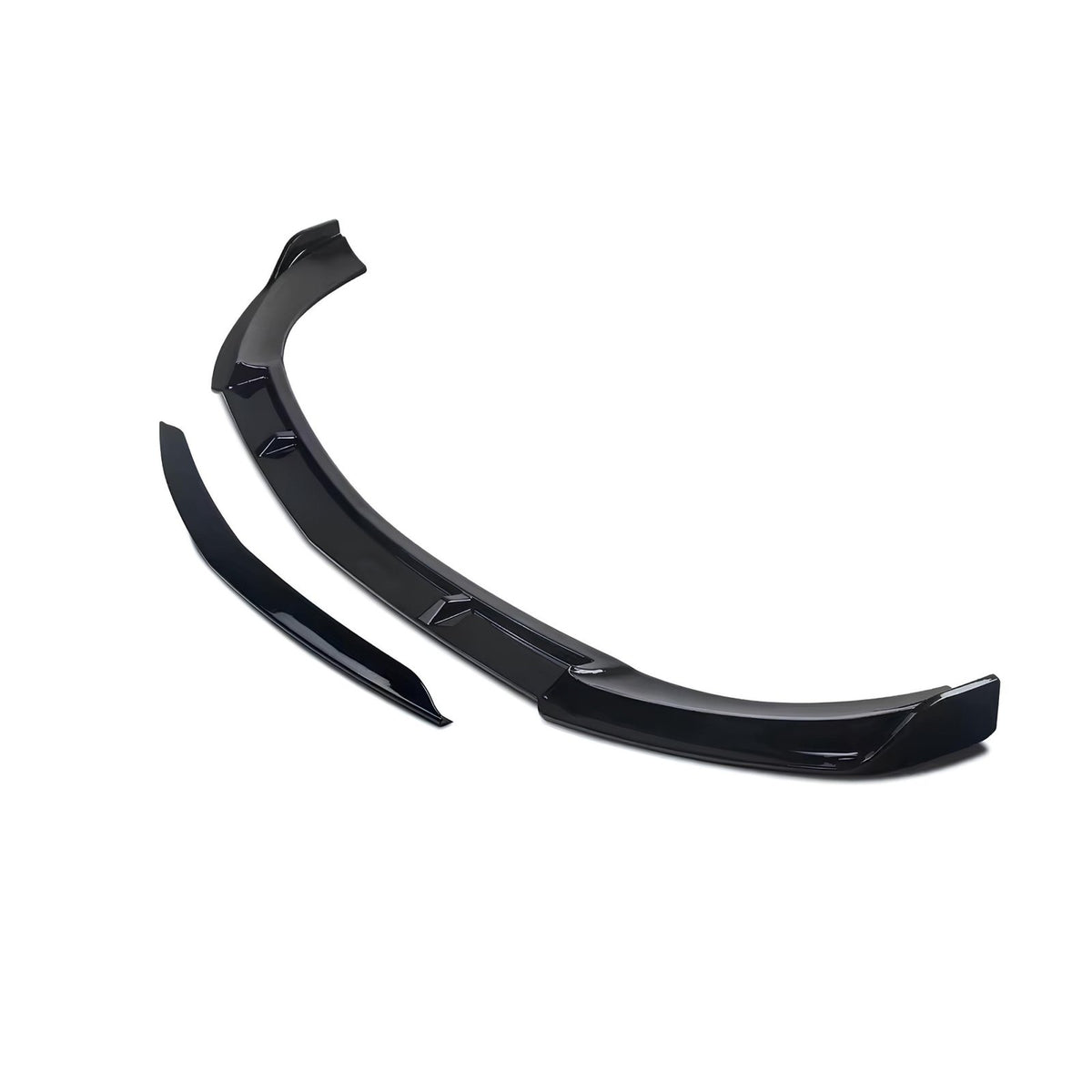 Dokładka Splitter Przód do Mercedes W213 E43 (2016–2019) Przedlift AMG Style – Czarny Połysk