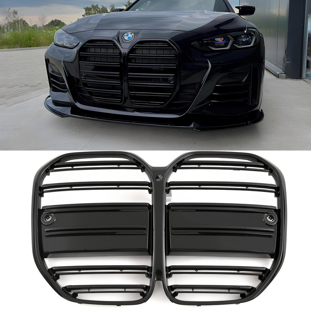 Atrapa Nerki Grill BMW 4 G22 / G23 (2 DRZWI) 2020+ MP Style Czarny Połysk