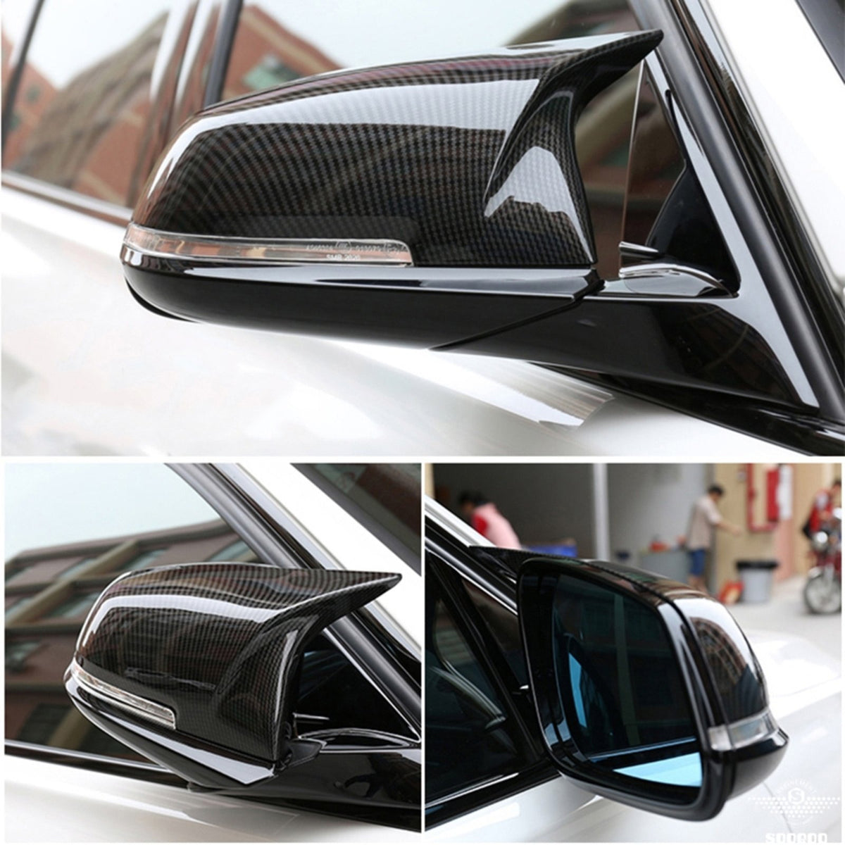 Karbonowe Obudowy Lusterek BMW F20 F22 F23 F30 F31 F32 F33 F34 F36 F48 / M2 F87 PRE-LCI M-Style