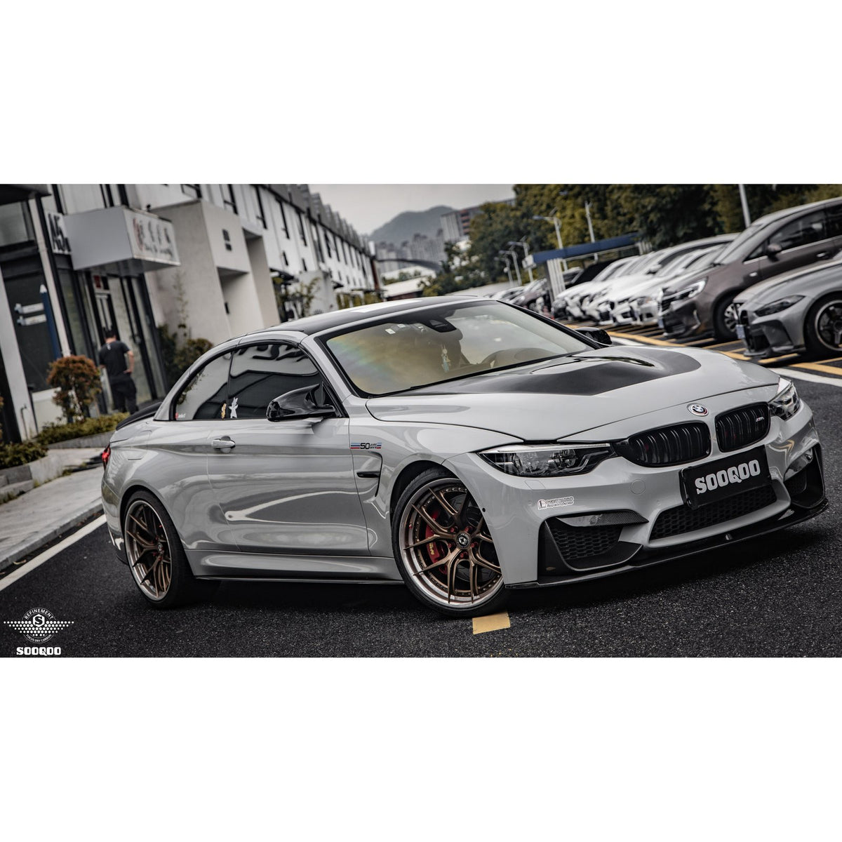 Karbonowe Dokładki Listwy Pod Progi BMW F80 M3 F82 F83 M4