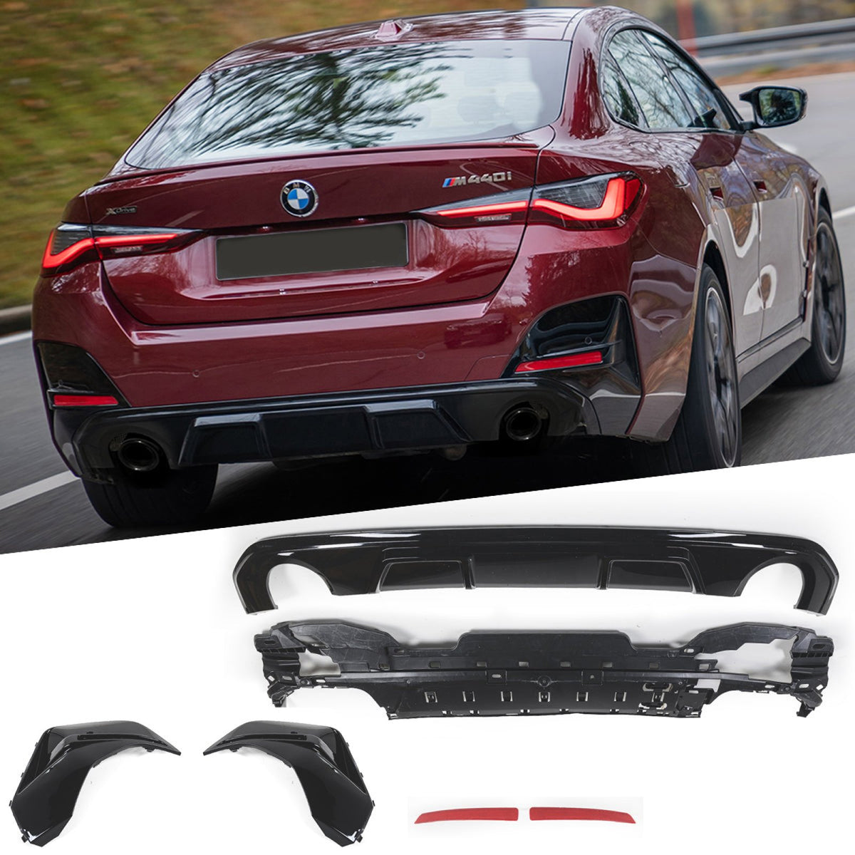 Bodykit BMW G26 M-Tech – Zderzaki + Progi