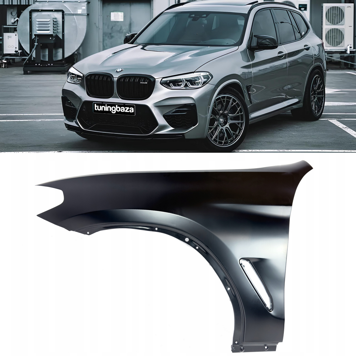 Błotnik Lewy BMW X3 G01/F97 oraz X4 G02/F98 (2018-2023) – Aluminiowy