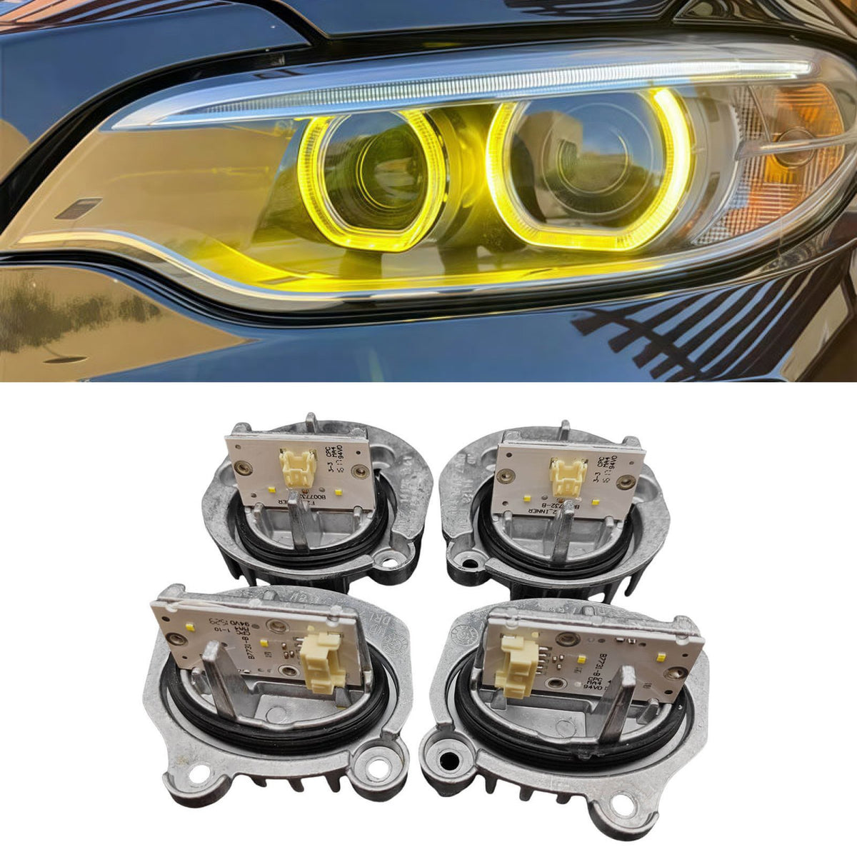 Moduł YELLOW DRL do BMW F22/F23/M2 2018-2019 Halogen zmiana koloru na żółty