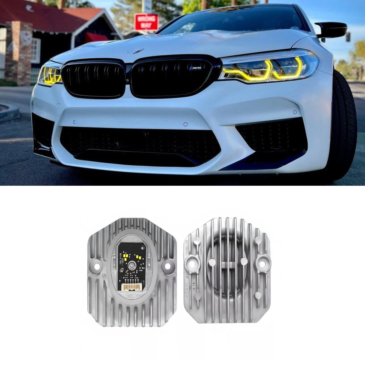 Moduł YELLOW DRL do BMW G32 2017-2020 zmiana koloru na żółty