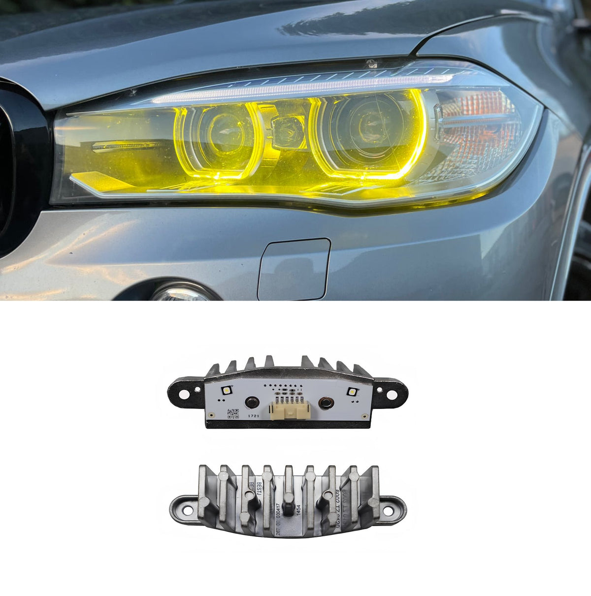 Moduł DRL do BMW F15/F16 2014-2018 LED Adaptive zmiana koloru na żółty