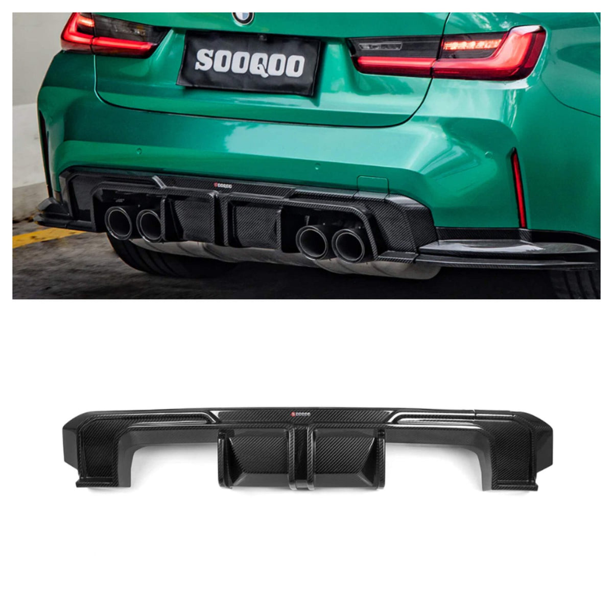 Karbonowy Dyfuzor BMW G80 G81 G82 G83 SQ Style