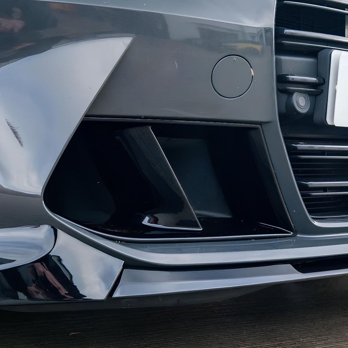 Wloty Przedniego Zderzaka M-Performance styl – BMW M3 G80/G81, M4 G82/G83, Czarny Połysk