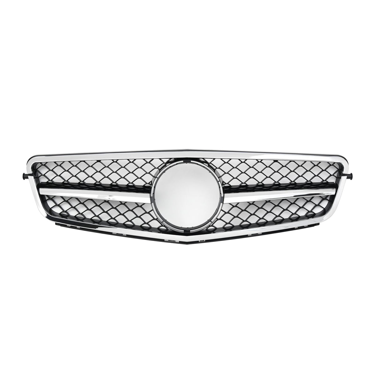 Atrapa Grill SPORT Mercedes C-Klasa W204/ C204 (2007–2015) | Czarny + Chrom | NIE PASUJE DO C63 AMG