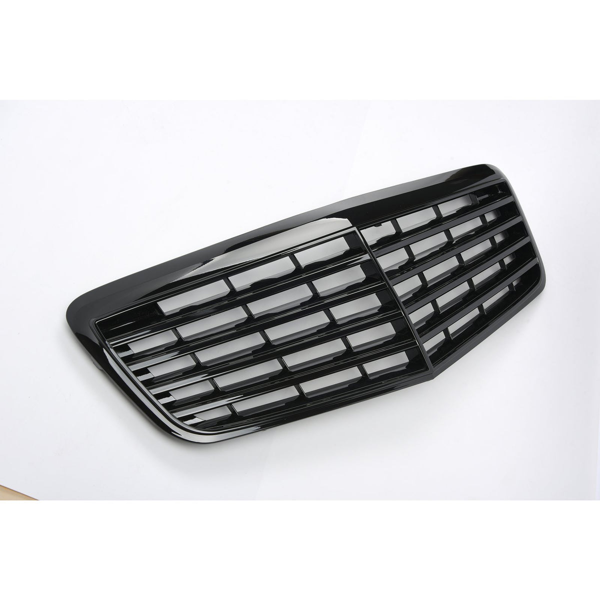 Atrapa Grill Mercedes E-Class W211 / S211 LIFT (2006–2009) ASSY All Black Style (Czarny Połysk)