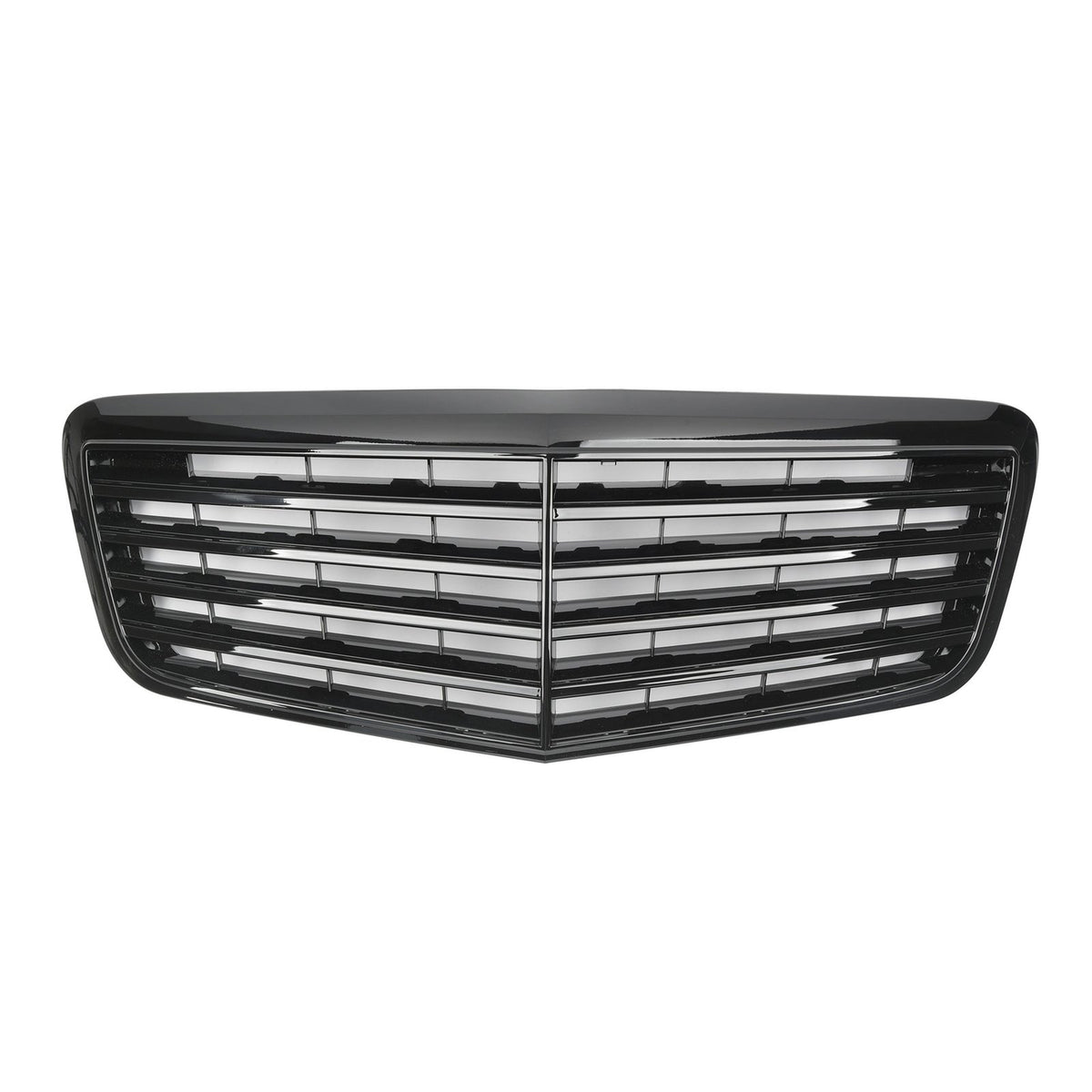 Atrapa Grill Mercedes E-Class W211 / S211 LIFT (2006–2009) ASSY All Black Style (Czarny Połysk)